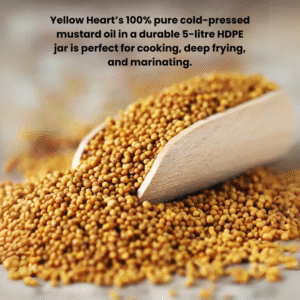 Yellow Mustard Oil (5 Litre HDPE Jar) - Image 4